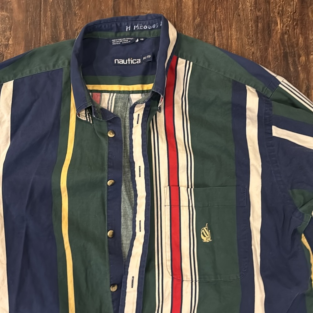 Classic Nautica stripped shirt